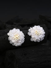 Ivory Daisy Bloom Studs