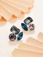 Midnight Prism Stud Earrings