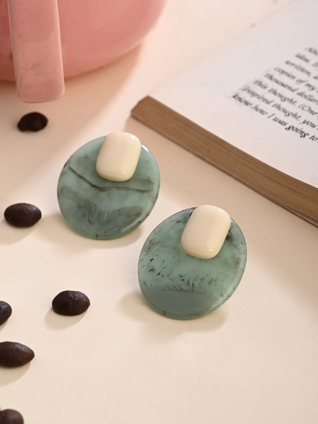 AQUA DRIFT STUD EARRING - Reenisaa