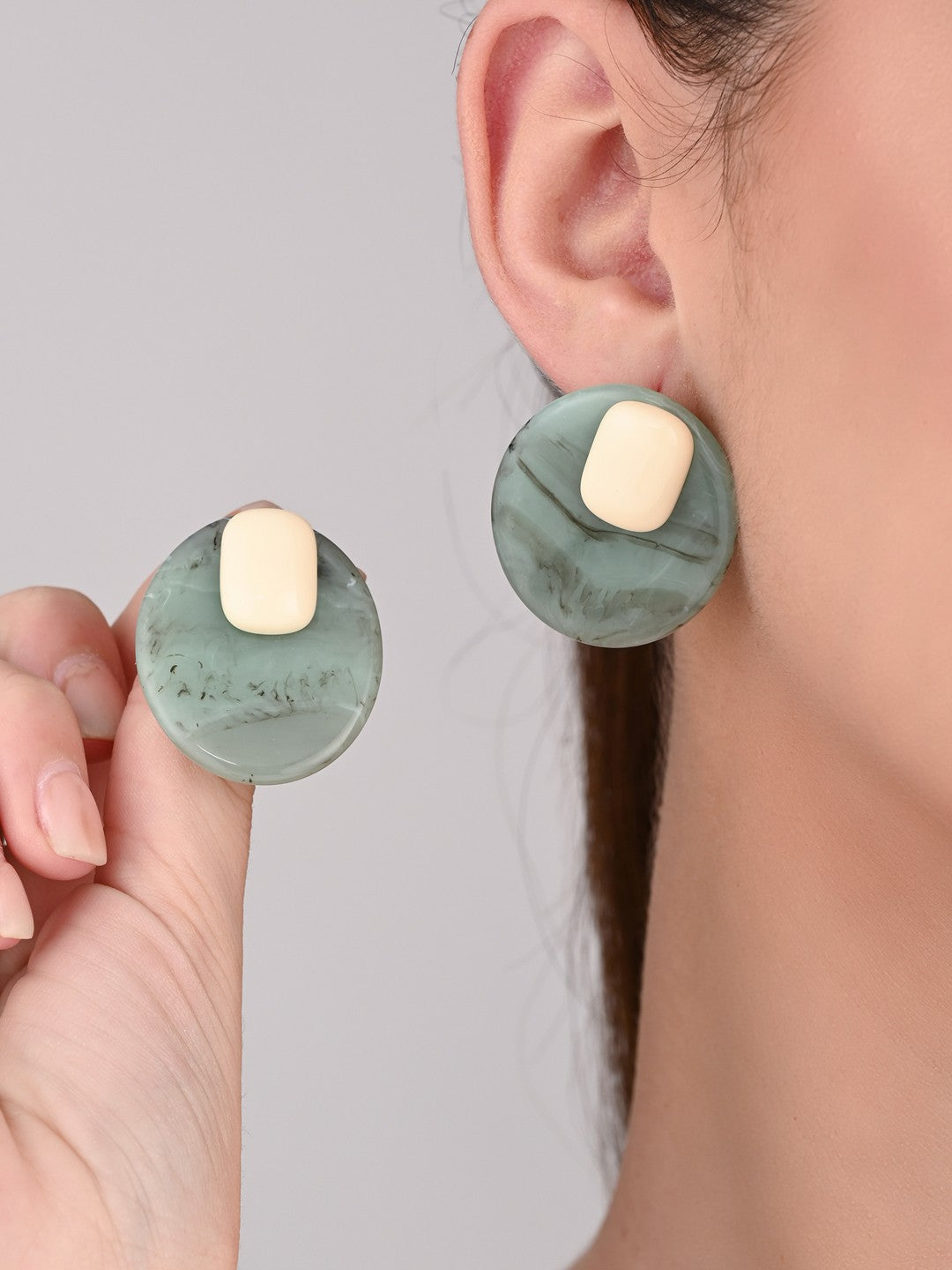 AQUA DRIFT STUD EARRING - Reenisaa