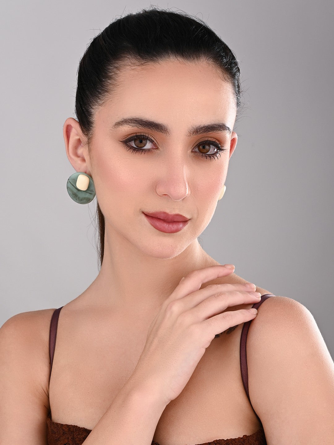 AQUA DRIFT STUD EARRING - Reenisaa
