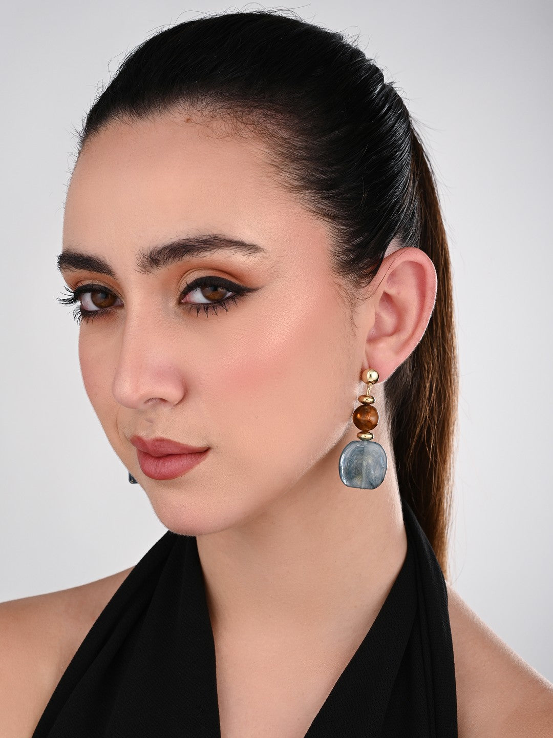 Azure Wave Drop Earring - Reenisaa