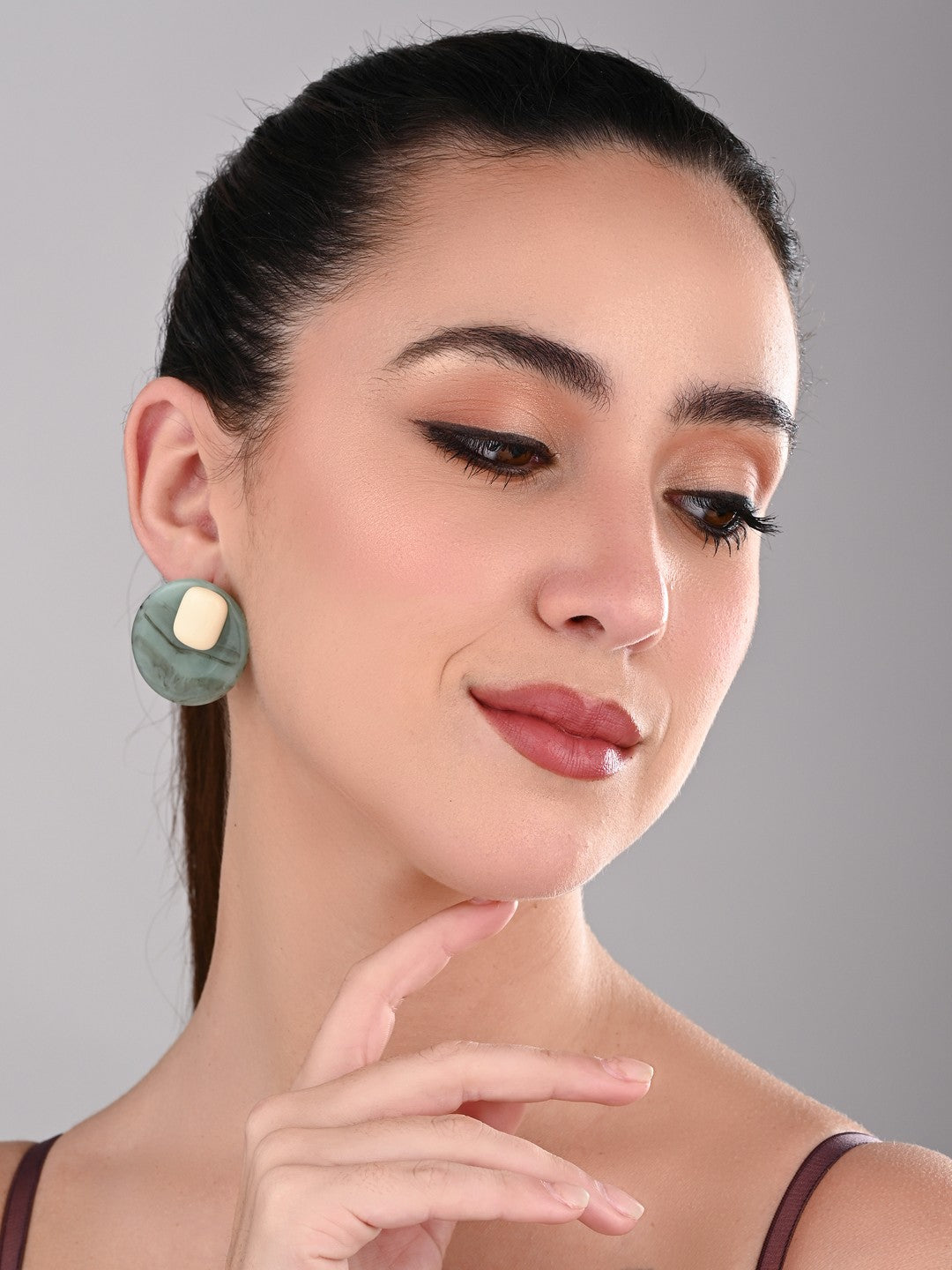 AQUA DRIFT STUD EARRING - Reenisaa