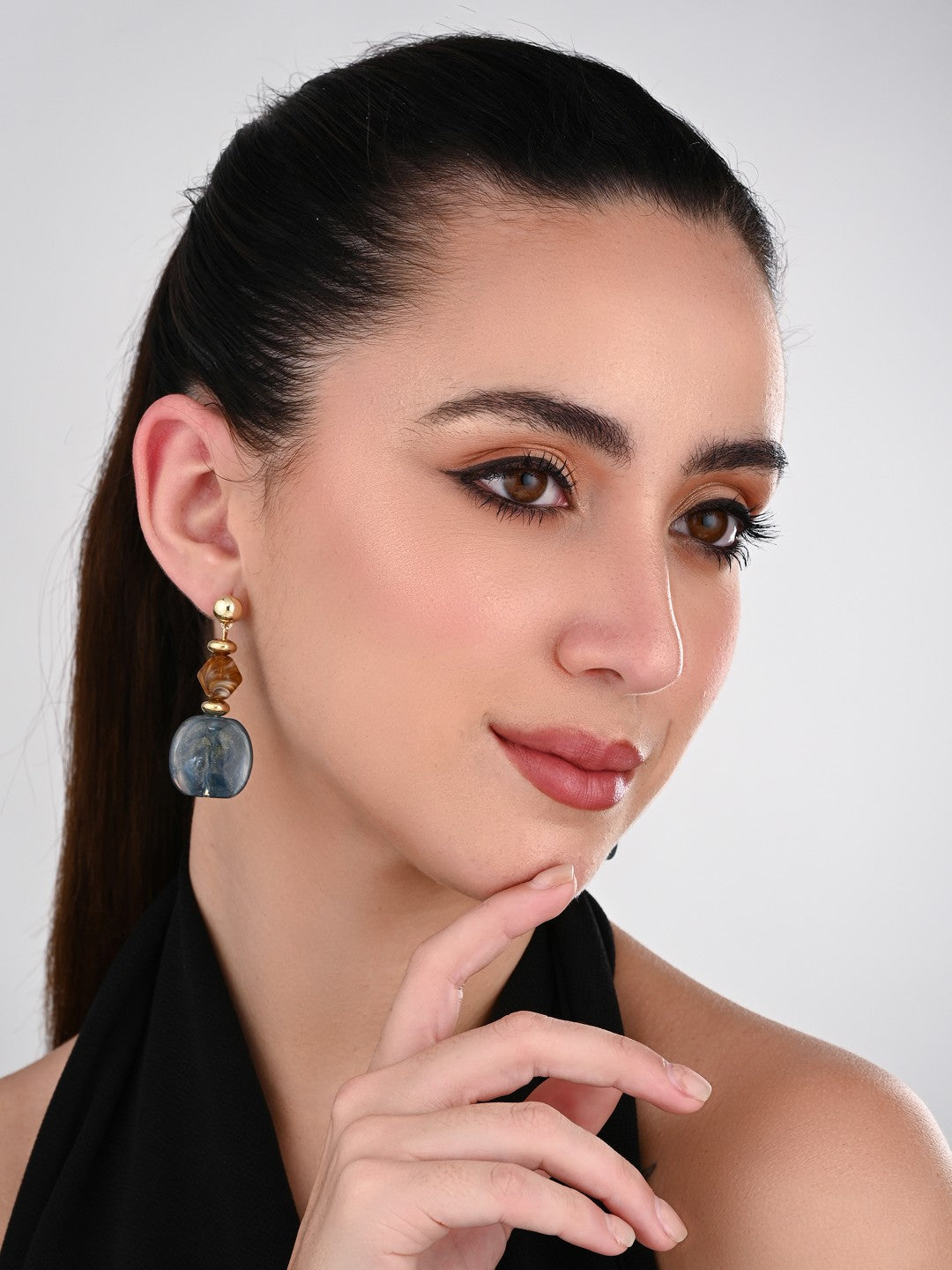 Azure Wave Drop Earring - Reenisaa