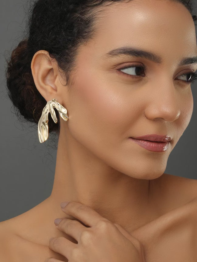 Vintage Gold Drop Earring - Reenisaa
