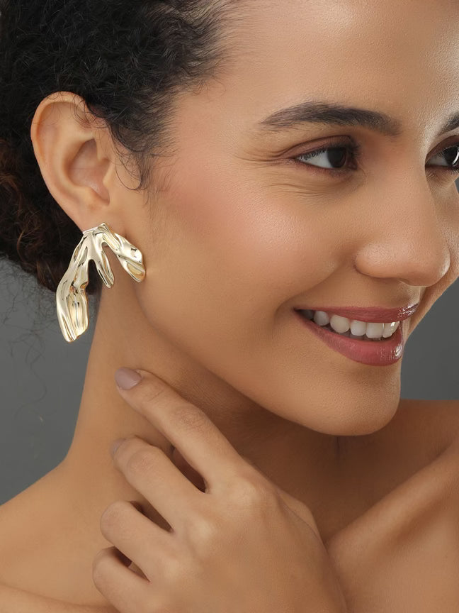 Vintage Gold Drop Earring - Reenisaa