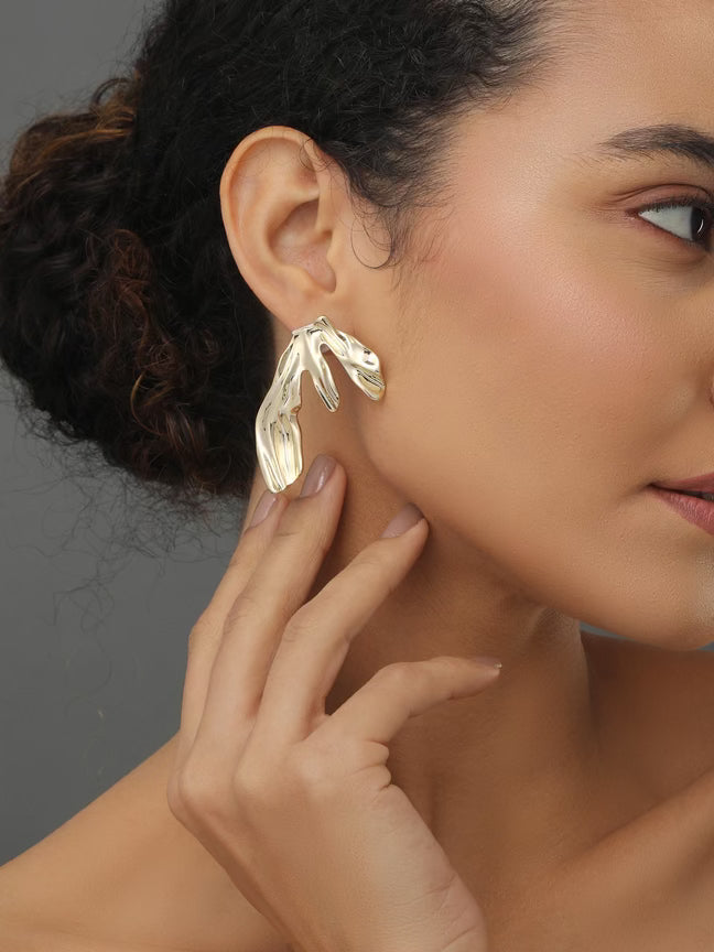 Vintage Gold Drop Earring - Reenisaa