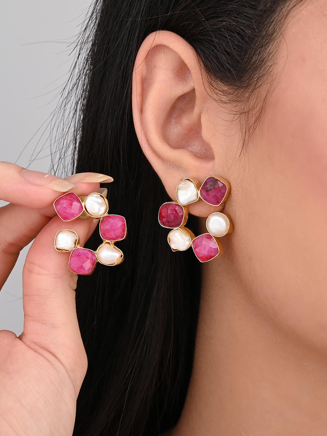 Rose Reef Hoops - Reenisaa