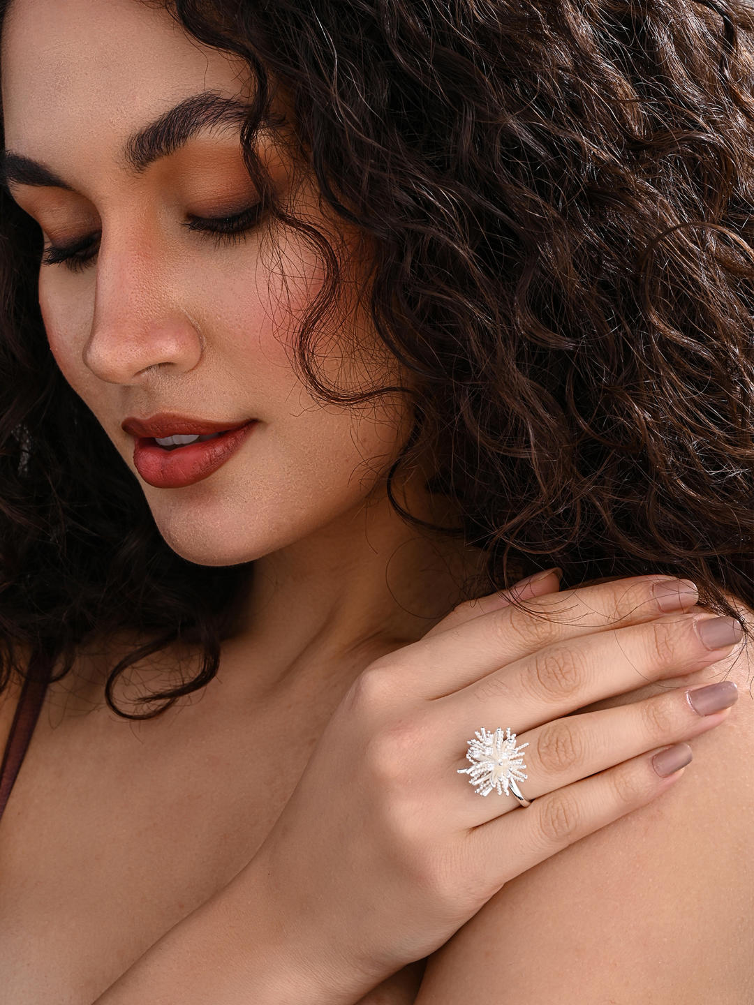 Ocean Blossom Adjustable Ring - Reenisaa