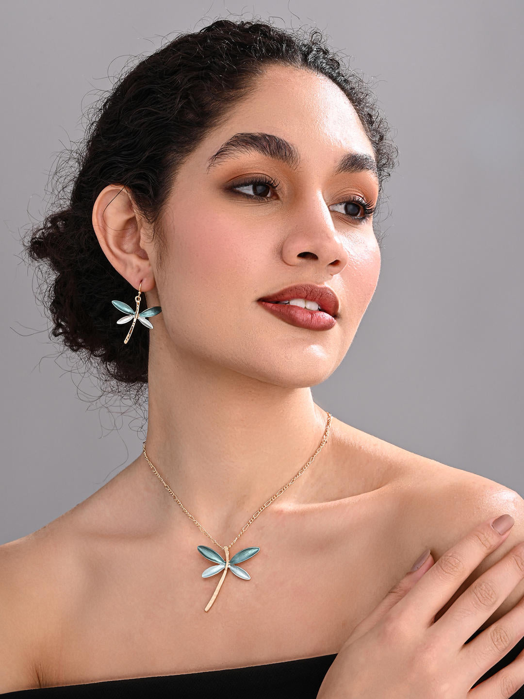 Mint Glow Dragonfly Set - Reenisaa