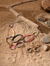 Aurora Multicolor Oval Statement Necklace