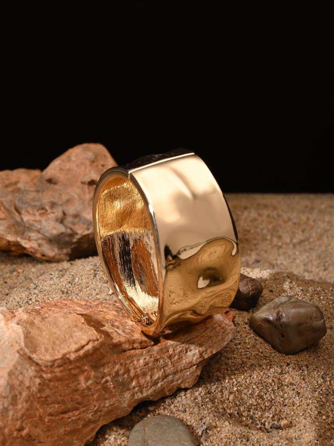 Bold Gold Bangle - Reenisaa