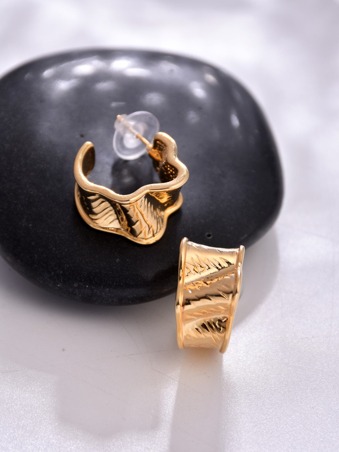 Gold Plated Classic Hoop - Reenisaa