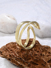Golden Wave Wrap Bangle