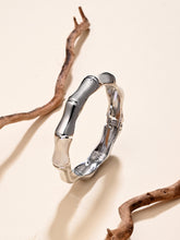 Sculpt Curve Open Bangle – Silver