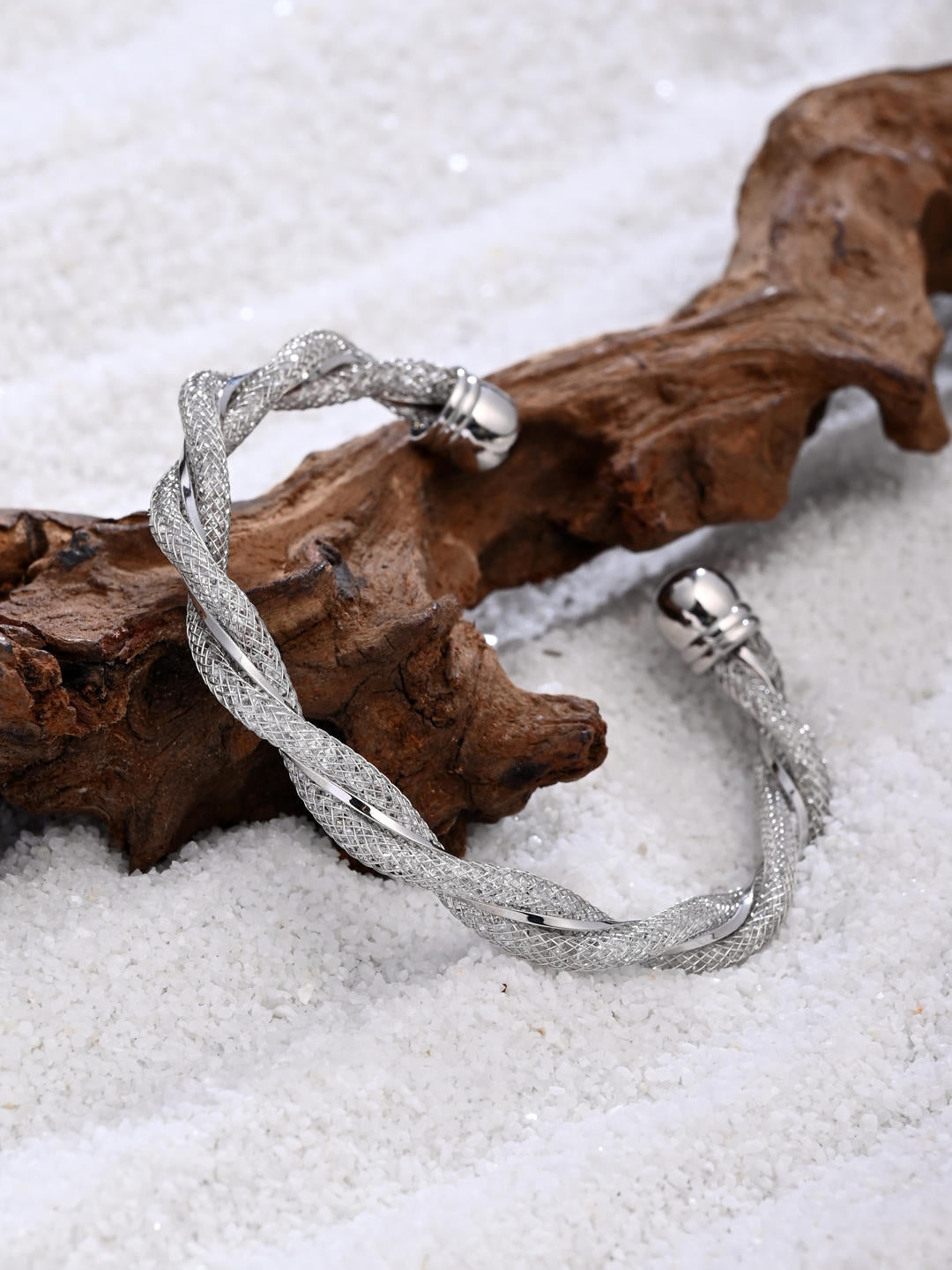 Silver Twine Luxe Bracelet - Reenisaa