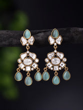 Sage Green Kndan Drop Earring