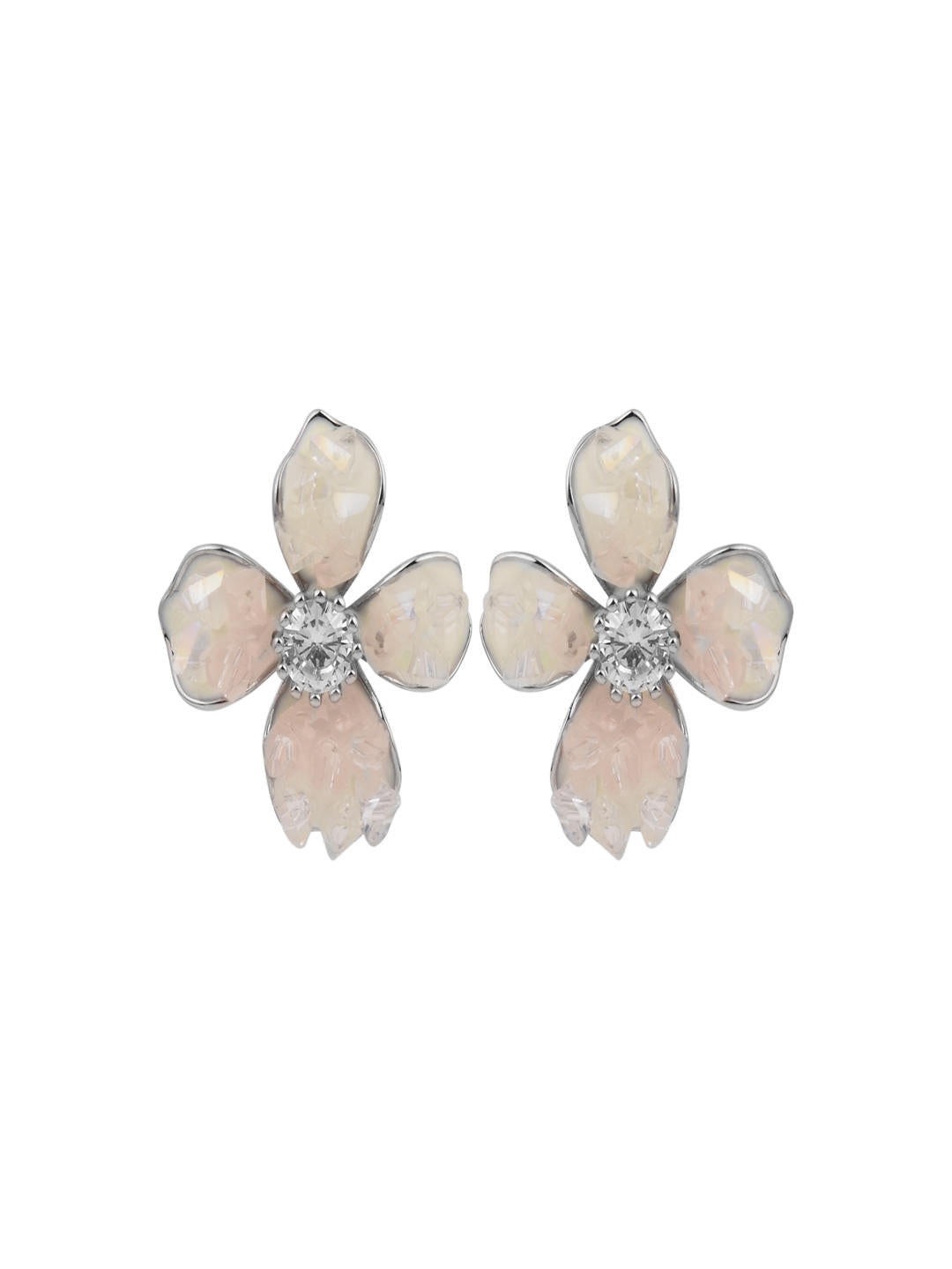 Crystal Flower Earring