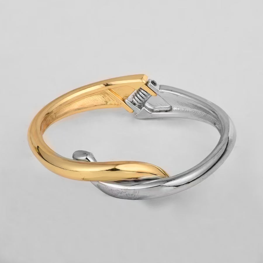 Openable Dual Tone Bangle