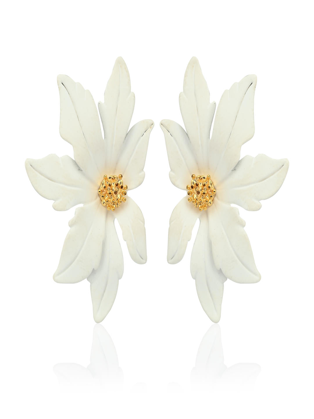 Floral Bloom Stud Earrings - Reenisaa