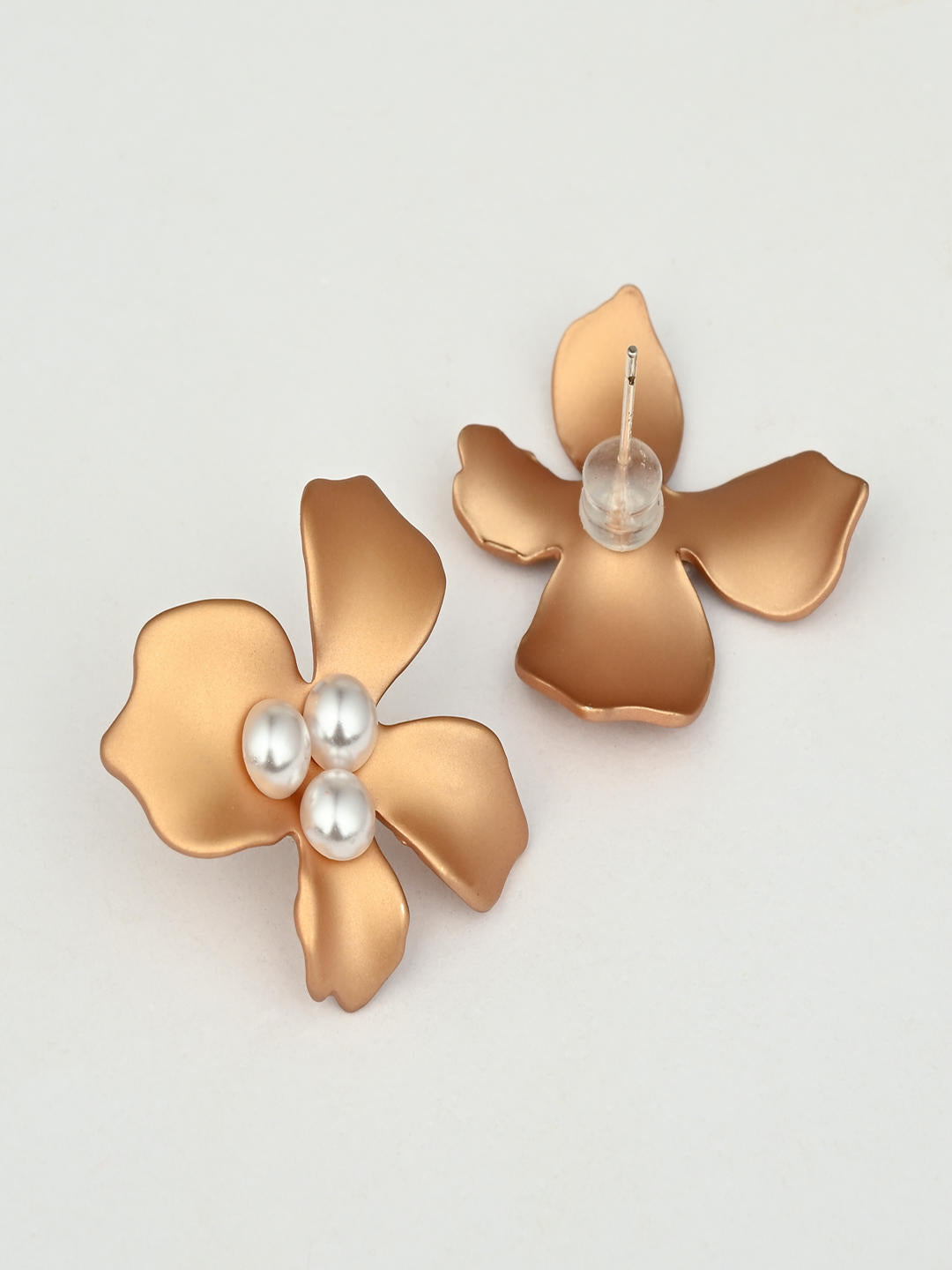 Golden Bloom Stud Earrings
