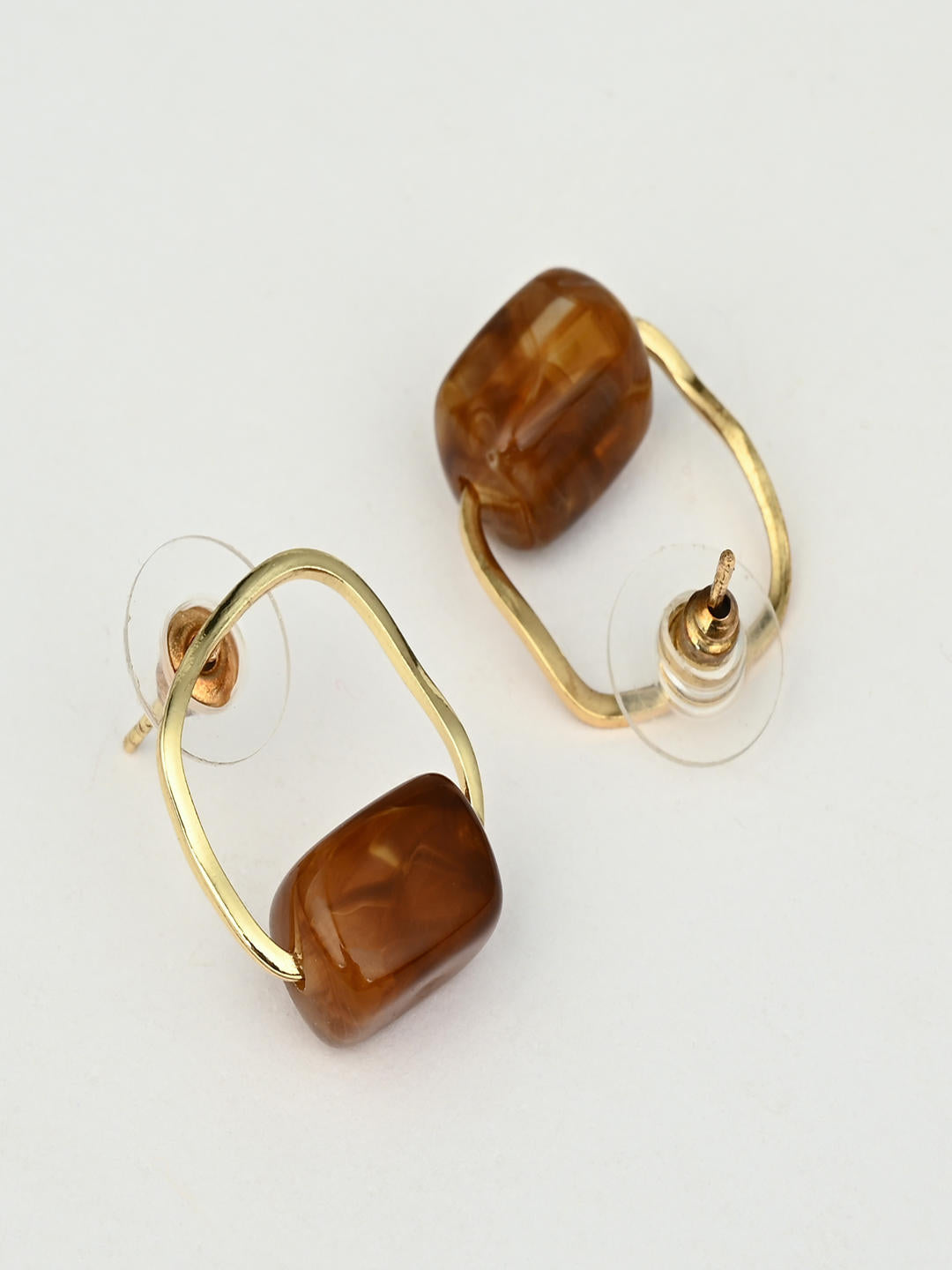 Amber Edge Studs
