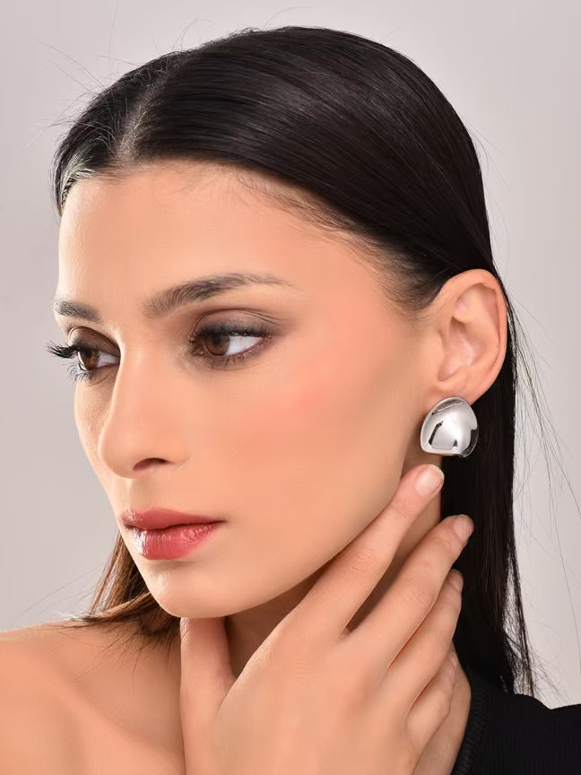 Silver Stud Earring - Reenisaa