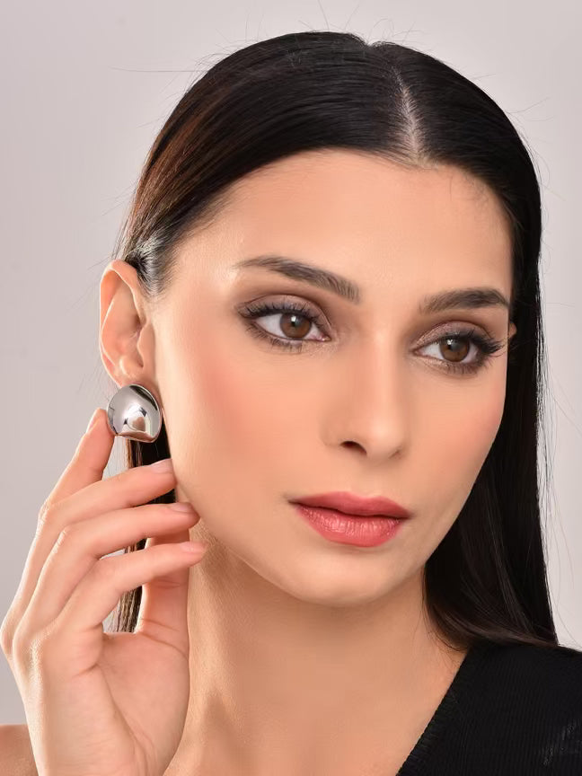 Silver Stud Earring - Reenisaa
