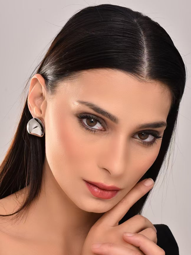Silver Stud Earring - Reenisaa