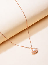 Pearl & Diamond Pendant Necklace