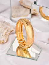 Round Gold Bangle