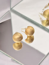 Minimalist Ball Design Stud Golden Earring