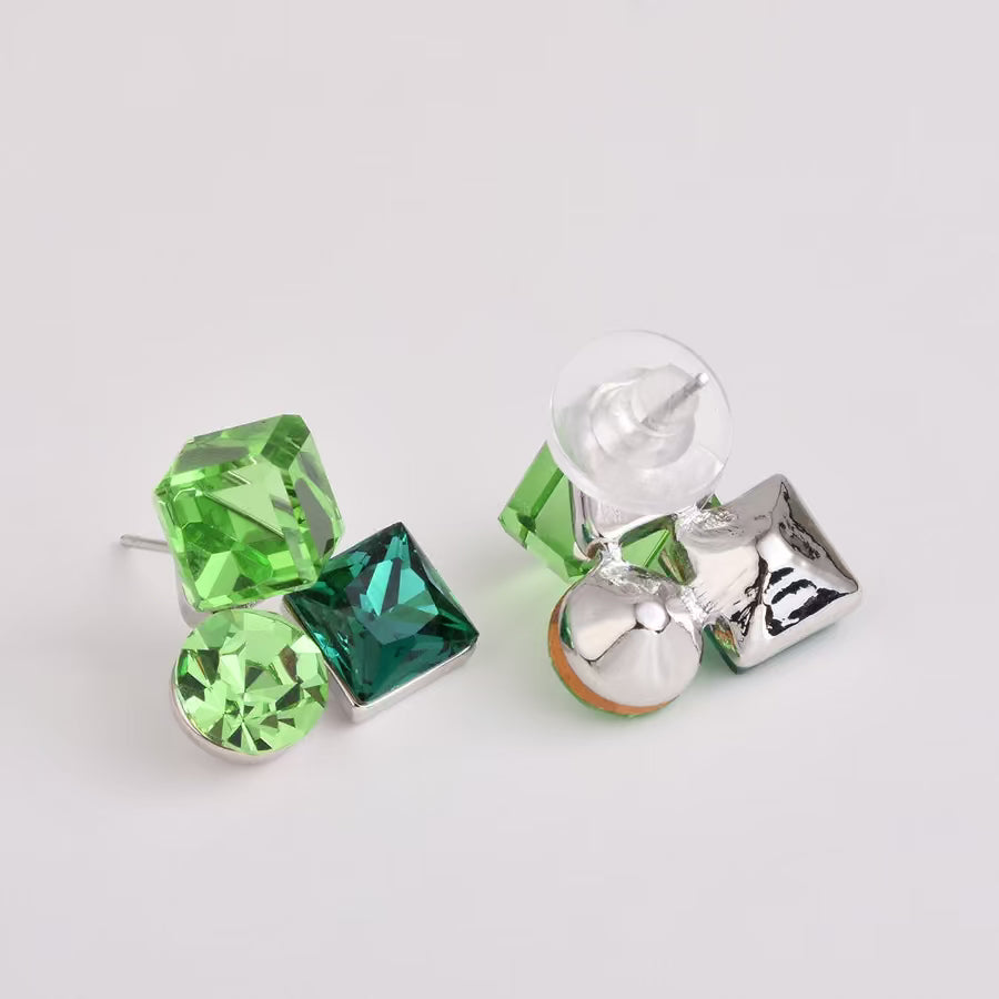 Fresh Square Green Earring