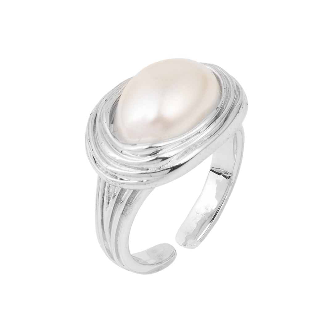 Silver Pearl Ring - Reenisaa