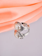 Silver Pearl Ring