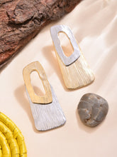 Two Tone Abstract Earring