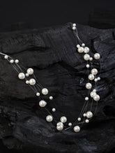 Stellar Pearl Drift Necklace