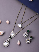 Rustic Uncut Polki Necklace Set