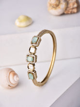 Sage Green Kundan Bracelet