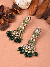 Gulizaar Emerald Polki Earring