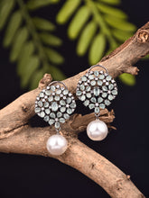 Sage Pearl Drop Earring