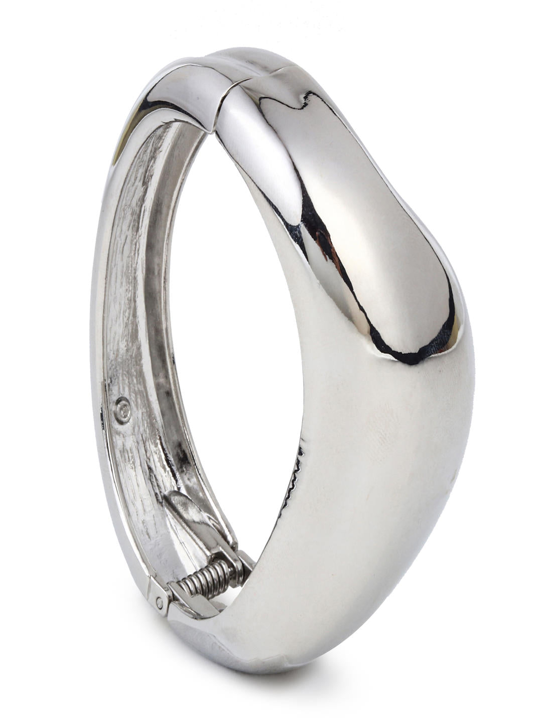 Silver Aura Statement Cuff