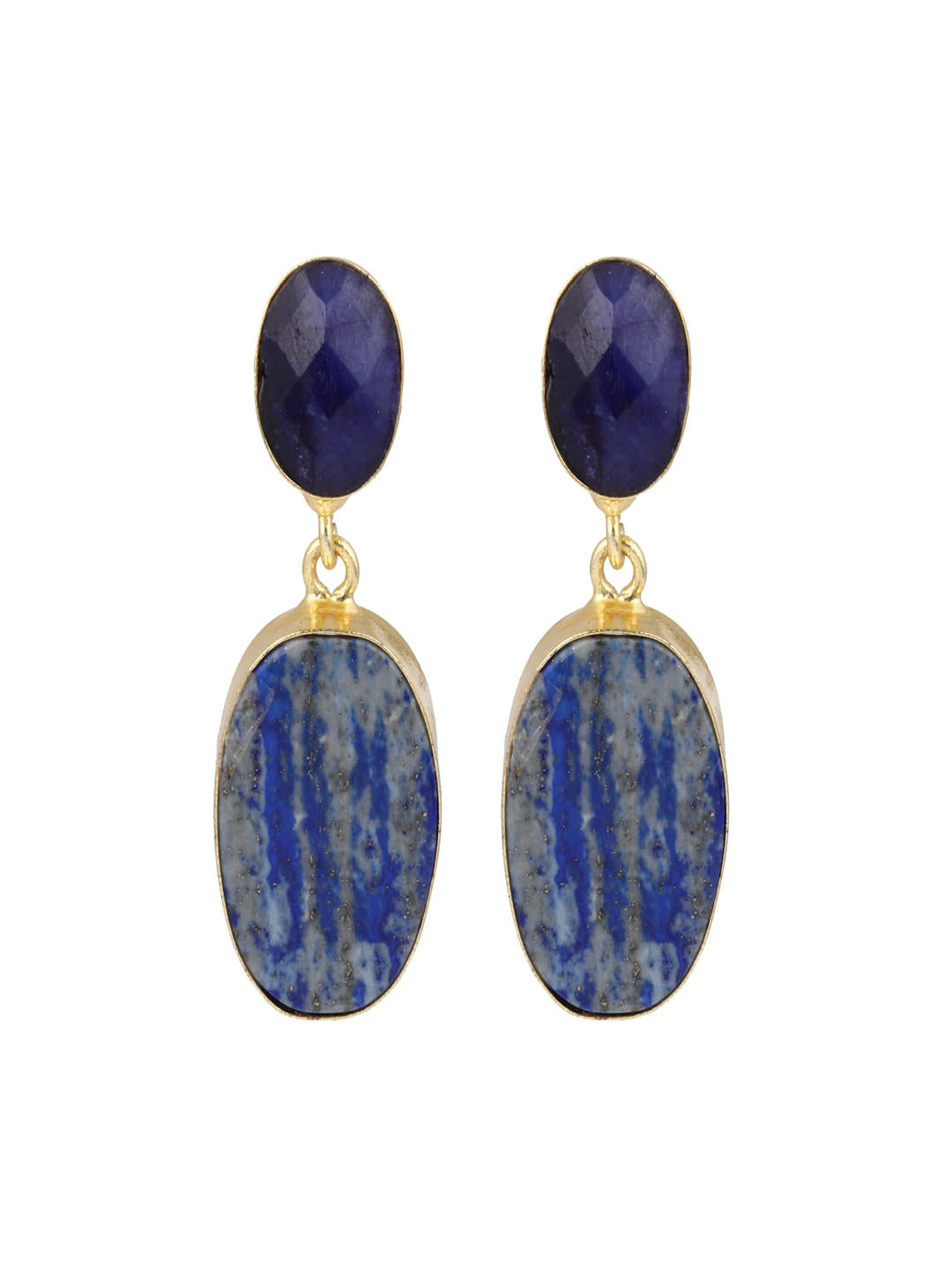 Azure Earth Stone Earrings