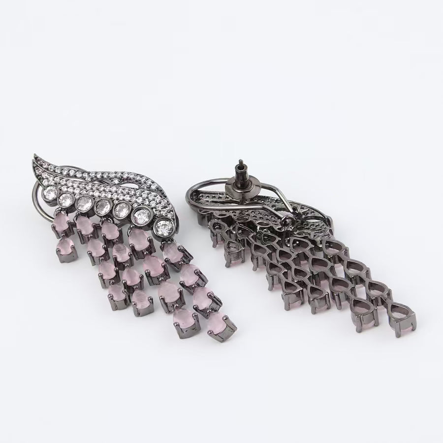 PINK DANGLER EARRING
