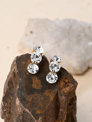 Classic Three-Stone Studs