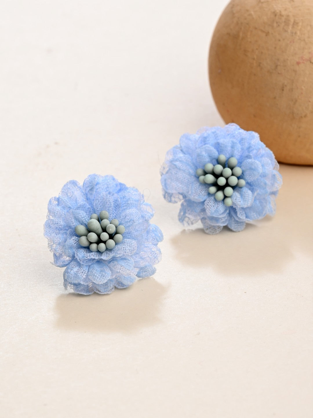 Blue Daisy Bloom Studs