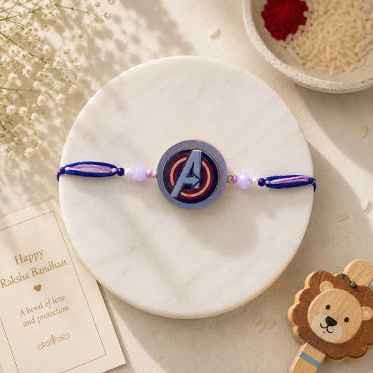 Avengers Shield Designer Rakhi for Brother
