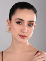 MOCHA SWIRL STUD EARRING