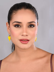 Sunlit Heart Charm Earrings