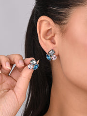 Midnight Prism Stud Earrings